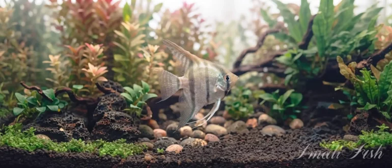 Виды скалярий — обыкновенная скалярия Pterophyllum scalare